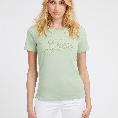 Guess Γυναικεία κοντομάνικη μπλούζα Script Tee